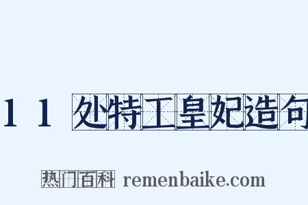 11处特工皇妃造句是什么意思的图片